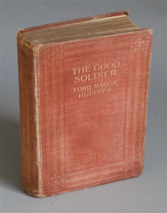 Ford, Ford Madox - The Good Soldier, 1st edition, 8vo, original brown cloth blind ruled, with beige lettering